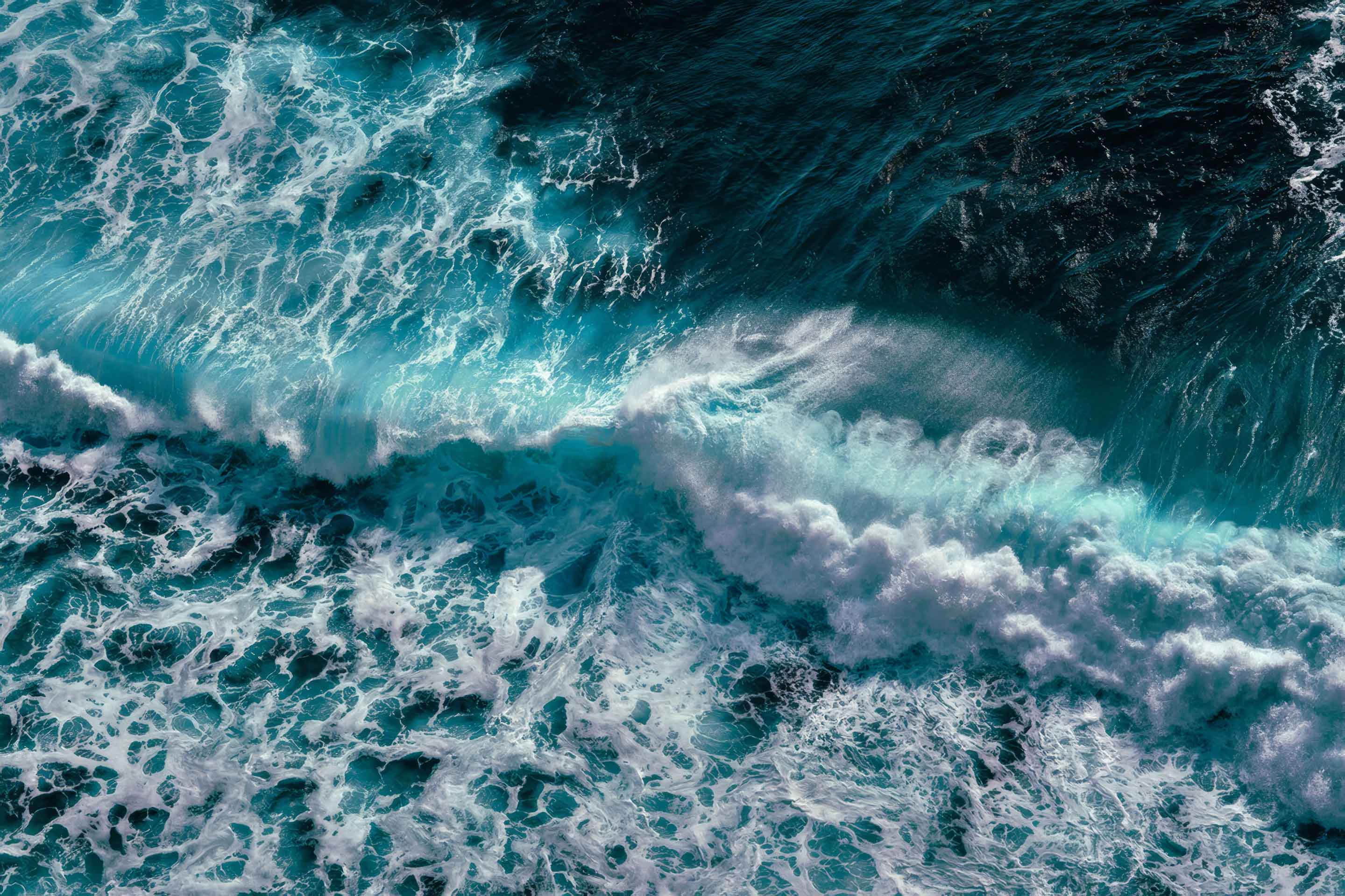 Aerial sea view